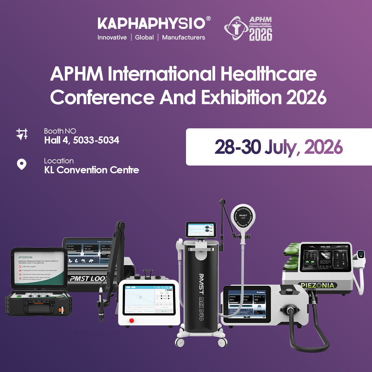 Meet Kaphaphysio at WHX Kuala Lumpur 2026 – Explore Advanced Rehabilitation Solutions