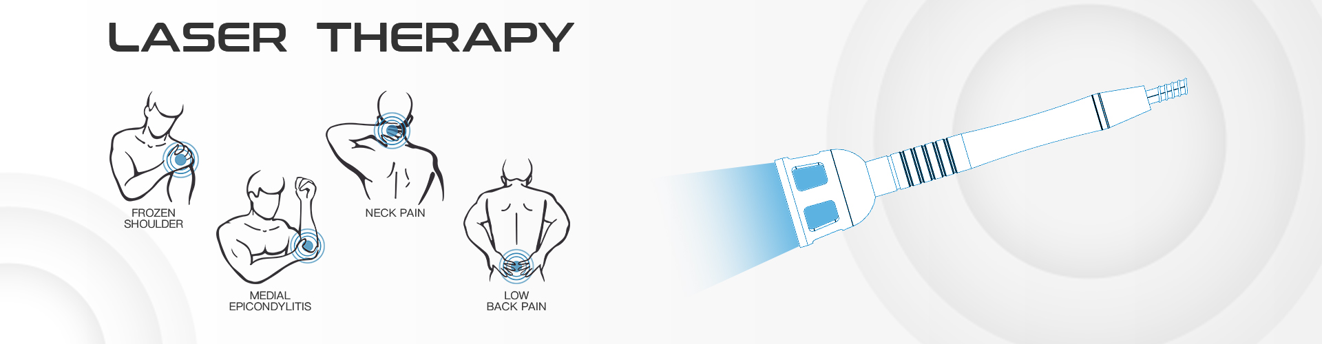 Laser therapy provides energy to the cells by increasing the production of ATP, which leads to a significant increase in cell activity. This leads to, among other things, a quicker coagulation after acute injuries, which reduces edema.