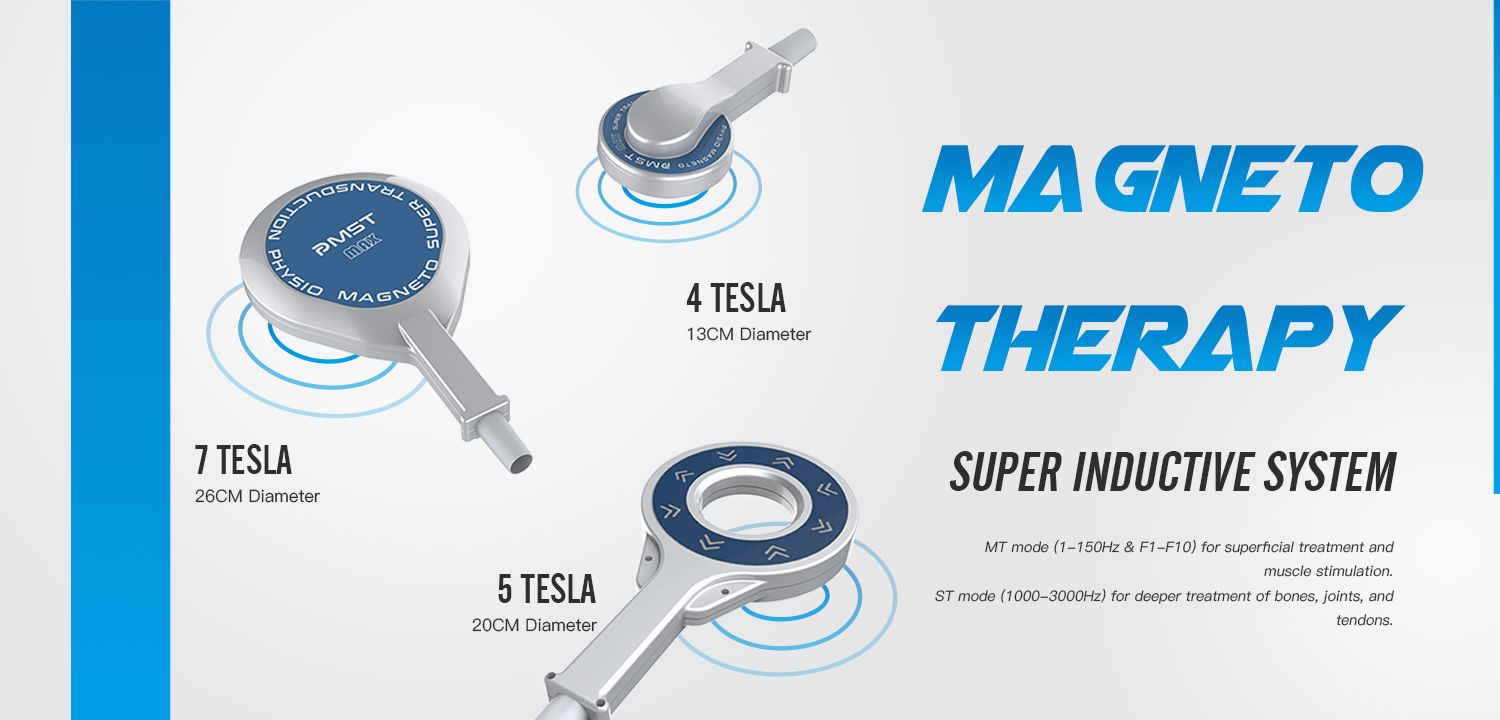 Magneto therapy is a physical medicine procedure that allows treatment with the application of magnetic field. It brings relief to pationts by supporting wound healing, tissue regeneration and acceleration of healing process after orthopedic treatment procedures and surgeries.

