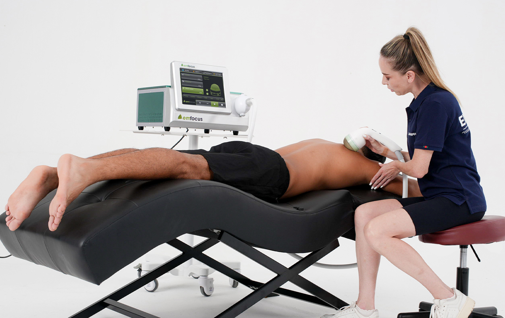 Focused shockwave therapy for healing